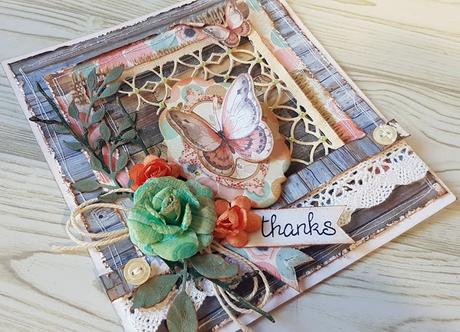 Scrapbooking Tarjeta: Thanks Scrapbooking Tarjeta: Thanks