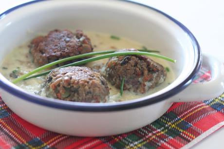 Albóndigas de Haggis Vegetariano con Salsa al Whisky