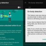 On-Body Detection