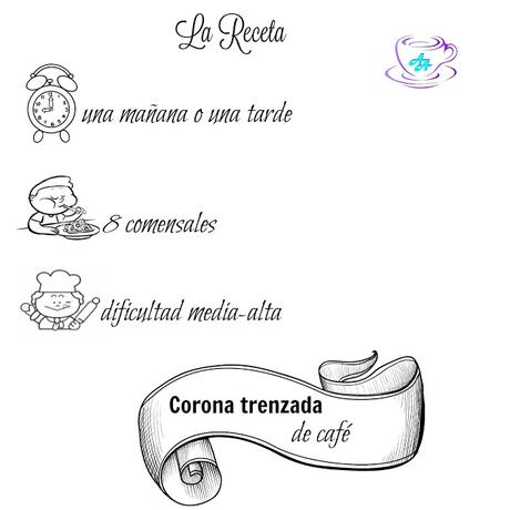 CORONA TRENZADA DE CAFÉ CON PEPITAS DE CHOCOLATE CORONA TRENZADA DE CAFÉ CON PEPITAS DE CHOCOLATE