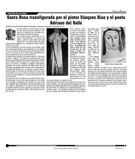 FwdCorreo mariano abril 2017 SANTA ROSA TRANSFIGURADA POR EL PINTOR VÁZQUEZ DÍAZ Y EL POETA ADRIANO DEL VALLE FwdCorreo mariano abril 2017 SANTA ROSA TRANSFIGURADA POR EL PINTOR VÁZQUEZ DÍAZ Y EL POETA ADRIANO DEL VALLE