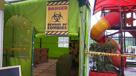 Zona batalla fiesta zombie cumpleaños campestre Bogota