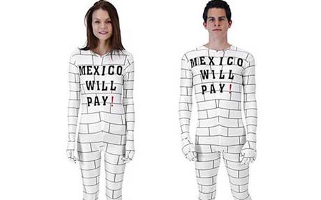 Amazon vende disfraz de muro que dice Amazon vende disfraz de muro que dice