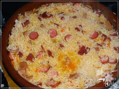 Arroz con embutidos