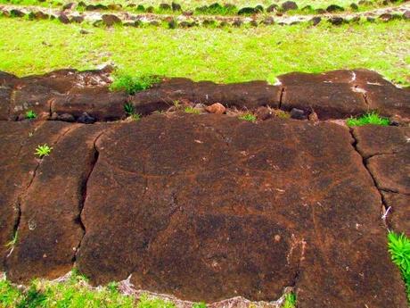 Petroglifos en Rapa Nui Petroglifos en Rapa Nui