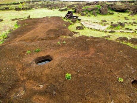 Petroglifos en Rapa Nui Petroglifos en Rapa Nui