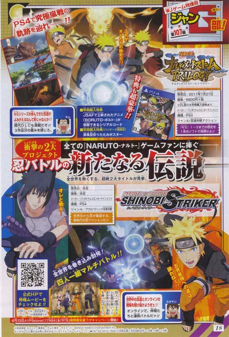 Se anuncian dos nuevos videojuegos de: Naruto to Boruto: Shinobi Striker y Ninja Storm: Trilogy Se anuncian dos nuevos videojuegos de: Naruto to Boruto: Shinobi Striker y Ninja Storm: Trilogy