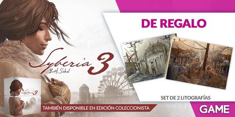 Syberia 3 contará con edición coleccionista exclusiva de GAME Syberia 3 contará con edición coleccionista exclusiva de GAME