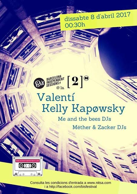 [Recomendaciones Telúricas] Sokolov + Skizophonic - El Loco (Valencia) // BIS Festival: Valentí + Kelly Kapowsky + Me And The Bees Dj's + Mëter & Zacker Dj's - La [2] (Barcelona)