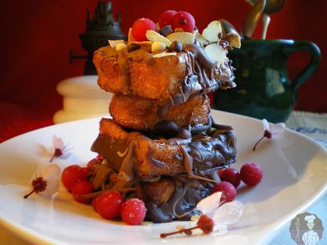 Torrijas con chocolate