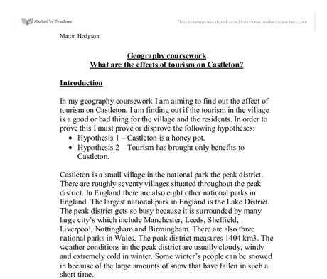 GCSE GEOGRAPHY Study Guide - Chew Valley School GCSE GEOGRAPHY Study Guide - Chew Valley School