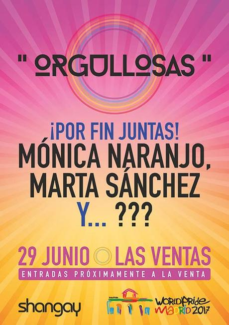 Mónica Naranjo y Marta Sánchez cantarán juntas el 29 de junio en Las Ventas Marta Sánchez y Mónica Naranjo