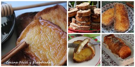 TORRIJAS ESPECTACULARES (5 RECETAS)