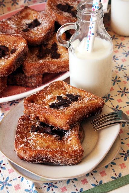 Torrijas de leche de coco y Cointreau. Torrijas de leche de coco y Cointreau.