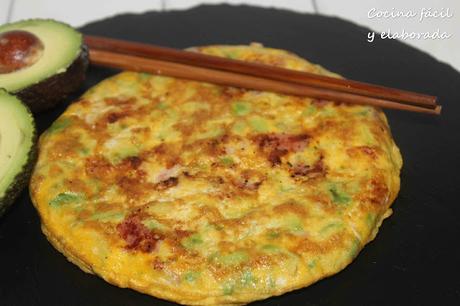 TORTILLA DE AGUACATE Y JAMON YORK