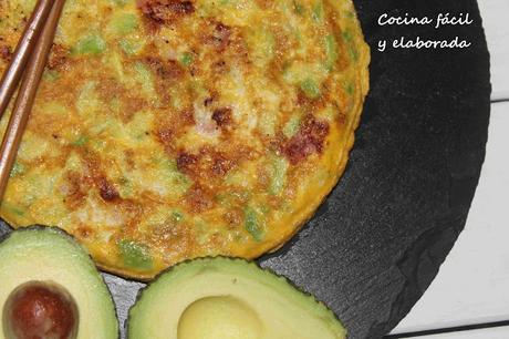 TORTILLA DE AGUACATE Y JAMON YORK