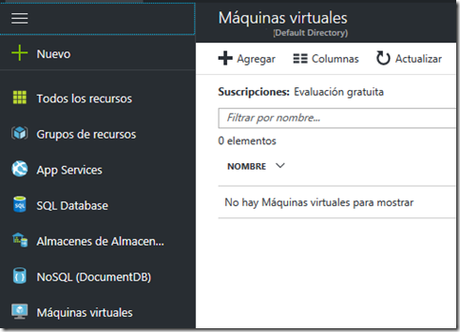 Laboratorio de Exchange en Azure