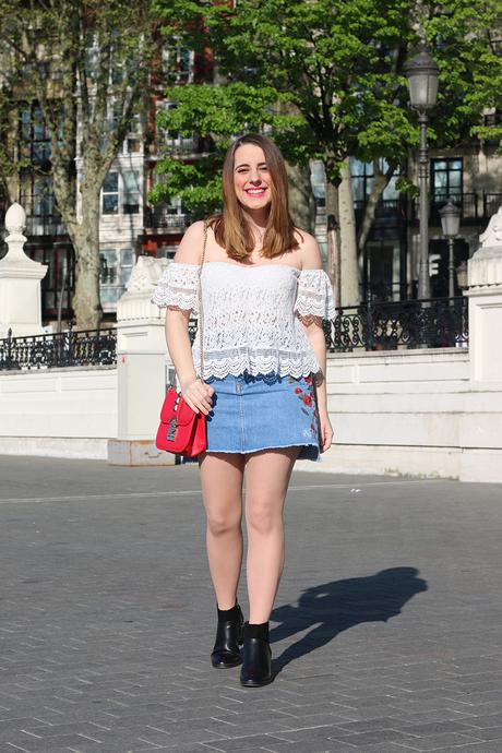 Mi nueva falda vaquera bordada Mi nueva falda vaquera bordada