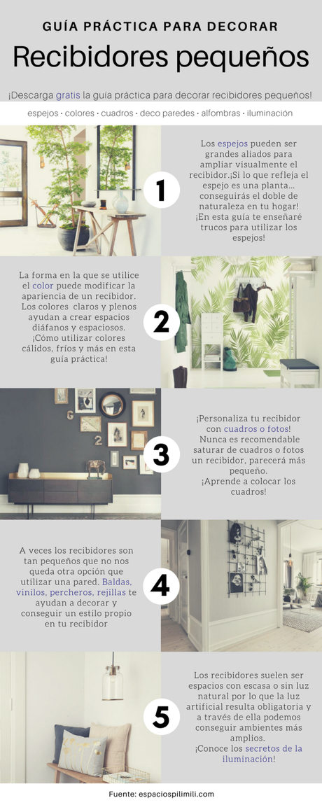 Recibidores pequeños, cómo decorarlos Recibidores pequeños, cómo decorarlos