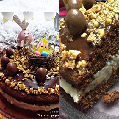 Tarta de pascua de chocolate Tarta de pascua de chocolate