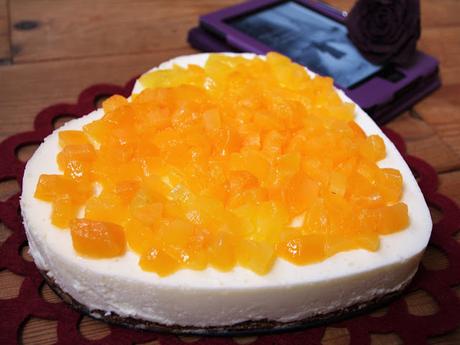 TARTA DE QUESO Y MELOCOTÓN #entrelibrosandaelguiso TARTA DE QUESO Y MELOCOTÓN #entrelibrosandaelguiso