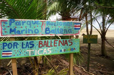 Marino Ballena, la cola que atrae a las ballenas Entrada al Parque Nacional Marino Ballena