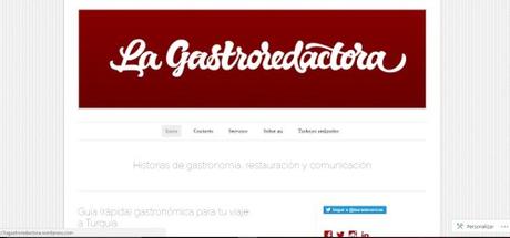 Nueva etapa, La GastroRRedactora cambia