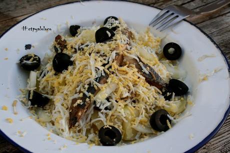 Ensalada de chicharro en escabeche Ensalada de chicharro en escabeche