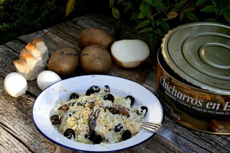 Ensalada de chicharro en escabeche Ensalada de chicharro en escabeche