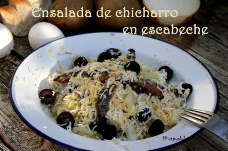 Ensalada de chicharro en escabeche Ensalada de chicharro en escabeche