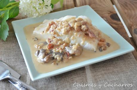 bacalao al vapor con salsa de vermú Bacalao al Vapor con Salsa de Vermú