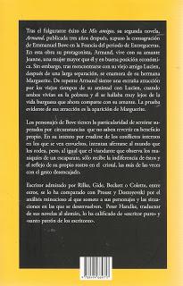 «Armand» de Emmanuel Bove en Andamios (y la vida sigue) «Armand» de Emmanuel Bove en Andamios (y la vida sigue)