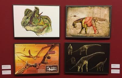 Dinosaurios en el lienzo