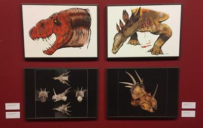 Dinosaurios en el lienzo