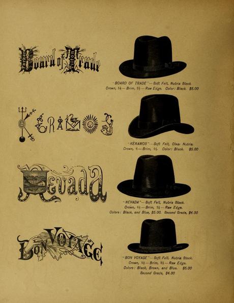 Sombreros de moda, pero en 1879 Sombreros de moda, pero en 1879