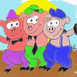 LOS TRES CERDITOS LOS TRES CERDITOS