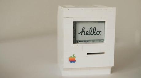 Un mini ordenador Macintosh hecho con LEGO que funciona de verdad