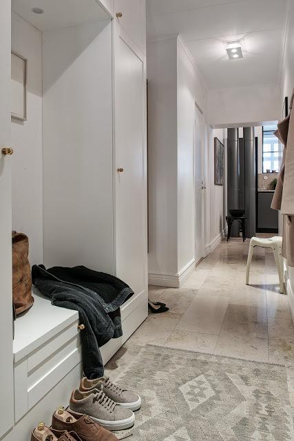 DECO | Un piso nórdico con soluciones para ganar espacio de almacenaje y luz
