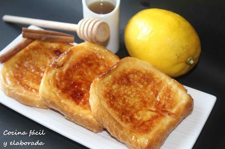 TORRIJAS DE MIEL AL HORNO