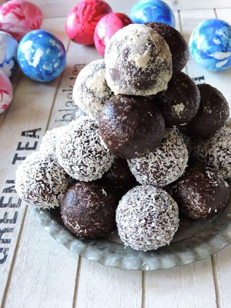 Bombones de chocolate y frutos secos (how to make no bake chocolate balls)