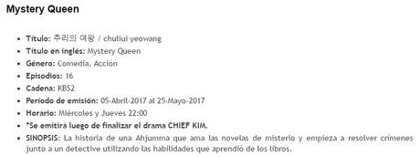 Estrenos de Doramas 2017 (Abril y Mayo)