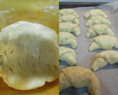 Cruasán de Pan de Leche sin Huevos Cruasán de Pan de Leche sin Huevos