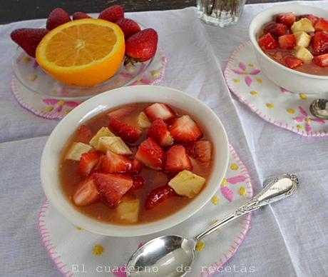 Fresas con Naranja