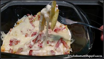 Patatas Fritas estilo Foster´s Hollywood (Bacon Cheese Fries)