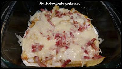 Patatas Fritas estilo Foster´s Hollywood (Bacon Cheese Fries)