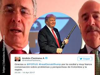 Trump, Uribe y Pastrana: en un “encuentro social
