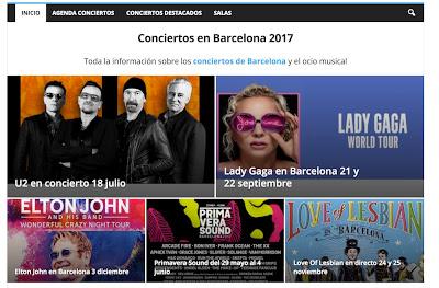 Conciertos por Barcelona: toda la agenda musical de la ciudad condal en una nueva web