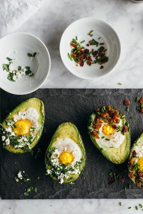 advocado egg bake