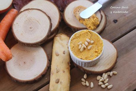 PATE DE ZANAHORIAS Y PIÑONES (COCINA SALUDABLE)