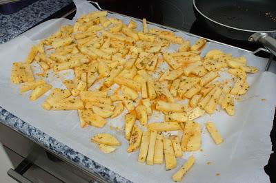 Patatas con especias al horno